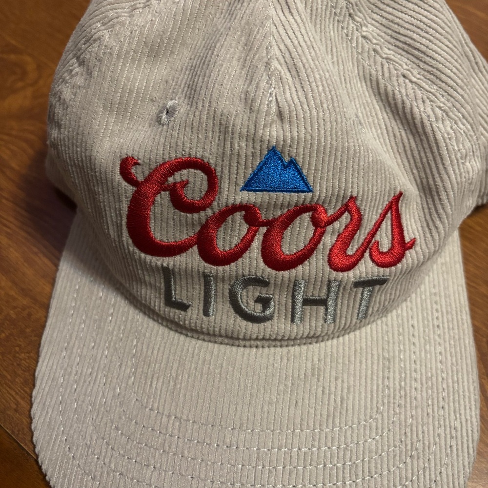 Beige Corduroy Hat